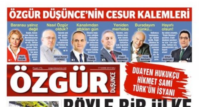 Equipe de jornal fechado pela Turquia ressuscita e abre unidade clandestina