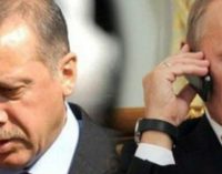 Erdogan e Putin discutem a crise humanitária em Alepo ao telefone