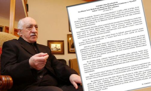 Gulen se preocupa com notícias falsas que poderiam associar novos atentados terroristas e assassinatos na Turquia com ele