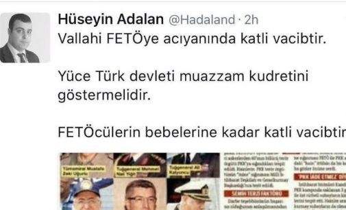 Jornalista pró-governo diz que matar os seguidores de Gulen, até suas crianças, é uma obrigação religiosa