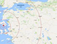 Um terremoto de magnitude 6,2 atinge a região do Egeu da Turquia.