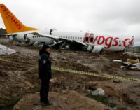 Atenção concentra-se na causa do acidente de avião em Istambul