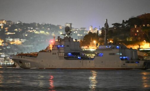Navios de carga russos sancionados fizeram mais de 100 paradas em portos turcos