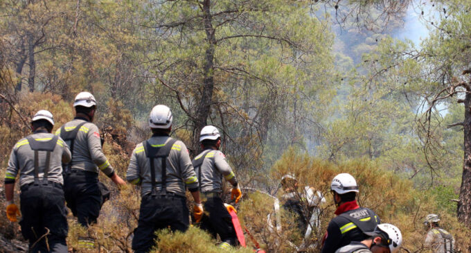 Incêndio florestal no sudoeste da Turquia entra no terceiro dia 