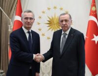 Chefe da OTAN diz que ‘a hora é agora’ para Turquia ratificar candidaturas de adesão da Finlândia e Suécia