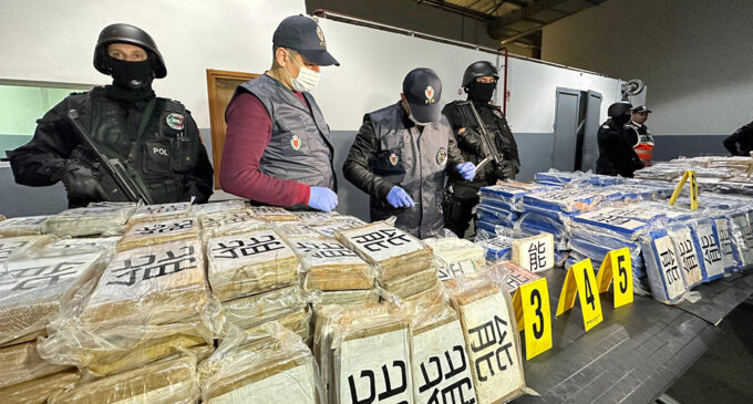Polícia marroquina apreende 1,4 toneladas de cocaína com destino à Turquia