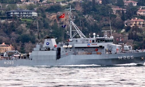 Turquia bloqueará navios de caça a minas destinados à Ucrânia
