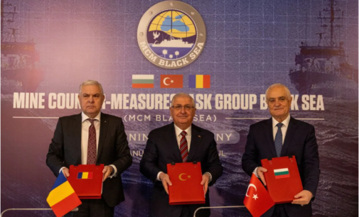 Turquia, Romênia e Bulgária assinam acordo para remover minas flutuantes do Mar Negro
