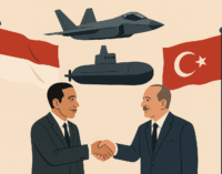Indonésia busca participação em projetos de caças e submarinos da Turquia, diz reportagem